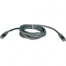 Tripp Lite 10ft Cat5e Cat5 350MHz Molded Shielded Patch Cable STP RJ45 M/M Gray 10&#39;&#39; - 10ft - 1 x RJ-45 Male - 1 x RJ-45 Male - Gray N105-010