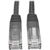 Tripp Lite Cat6 Gigabit Molded Patch Cable (RJ45 M/M), Black, 7 ft - 7 ft Category 6 Network Cable for Network Device, Router, Modem, Blu-ray Player, Printer, Computer - First End: 1 x RJ-45 Male Network - Second End: 1 x RJ-45 Male Network - 128 MB/s - P