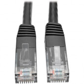 Tripp Lite Cat6 Gigabit Molded Patch Cable (RJ45 M/M), Black, 5 ft - 5 ft Category 6 Network Cable for Network Device, Router, Modem, Blu-ray Player, Printer, Computer - First End: 1 x RJ-45 Male Network - Second End: 1 x RJ-45 Male Network - 128 MB/s - P