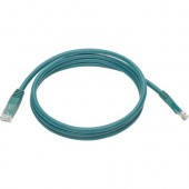 Tripp Lite 5ft Cat6 Gigabit Molded Patch Cable RJ45 M/M 550MHz 24 AWG Green - Category 6 for Network Device, Router, Modem, Blu-ray Player, Printer, Computer - 128 MB/s - Patch Cable - 5 ft - 1 x RJ-45 Male Network - 1 x RJ-45 Male Network - Gold-plated C