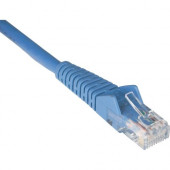 Tripp Lite 3ft Cat6 Gigabit Snagless Molded Patch Cable RJ45 M/M Blue 3'' - 3ft - 1 x RJ-45 Male - 1 x RJ-45 Male - Blue - TAA Compliance N201-003-BL