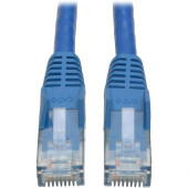 Tripp Lite 1ft Cat6 Gigabit Snagless Molded Patch Cable RJ45 M/M Blue 1'' 50 Bulk Pack - 1 ft Category 6 Network Cable for Network Device - First End: 1 x RJ-45 Male Network - Second End: 1 x RJ-45 Male Network - Patch Cable - Blue - 50 Pa