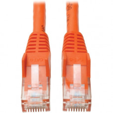 Tripp Lite Cat6 GbE Snagless Molded Patch Cable UTP Orange RJ45 M/M 35ft 35'' - Category 6 for Network Adapter, Network Device, Router, Server, Modem, Hub, Switch - 128 MB/s - Patch Cable - 35.10 ft - 1 x RJ-45 Male Network - 1 x RJ-45 Mal