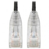 Tripp Lite Cat6 UTP Patch Cable (RJ45) - M/M, Gigabit, Snagless, Molded, Slim, Black, 6 in. - 6" Category 6 Network Cable for Network Device, Server, Switch, Router, Computer, Hub, Photocopier, Printer, Modem, Patch Panel - First End: 1 x RJ-45 Male 