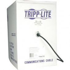 Tripp Lite 1000ft Cat6 Gigabit Bulk Cable Solid Core CMR PVC Black 1000'' - Category 6 for Network Device - 128 MB/s - 1000 ft - 1 x Bare Wire - 1 x Bare Wire - Black - TAA Compliance N222-01K-BK