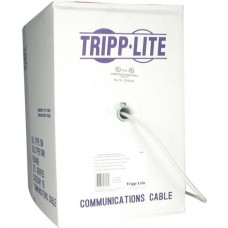 Tripp Lite 1000FT PVC CMR CAT 6 SOLID UTP BULK CABLE White 1000'' - Category 6 for Network Device - 128 MB/s - 1000 ft - 1 x Bare Wire - 1 x Bare Wire - White - TAA Compliance N222-01K