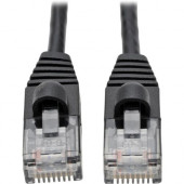 Tripp Lite Cat6a Gigabit Snagless Molded Slim UTP Patch Cable M/M Black 4ft 4'' - Category 6a for PC, Server, Router, Printer, Patch Panel, Switch, Network Device - 1.25 GB/s - Patch Cable - 4 ft - 1 x RJ-45 Male Network - 1 x RJ-45 Male N