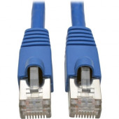 Tripp Lite Cat6a Snagless Shielded STP Patch Cable 10G, PoE, Blue M/M 25ft - Category 6a for Network Device, Switch, Modem, Router, Hub, Patch Panel, VoIP Device, Camera - 1.25 GB/s - Patch Cable - 25 ft - 1 x RJ-45 Male Network - 1 x RJ-45 Male Network -