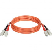 Tripp Lite 2M Duplex Multimode 62.5/125 Fiber Optic Patch Cable SC/SC 6&#39;&#39; 6ft 2 Meter - SC Male - SC Male - 6ft N306-006