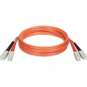 Tripp Lite 2M Duplex Multimode 62.5/125 Fiber Optic Patch Cable SC/SC 6'' 6ft 2 Meter - SC Male - SC Male - 6ft N306-006