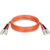 Tripp Lite 3M Duplex Multimode 62.5/125 Fiber Optic Patch Cable SC/SC 10&#39;&#39; 10ft 3 Meter - SC Male - SC Male - 10ft N306-010