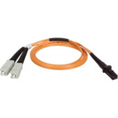 Tripp Lite 1M Duplex Multimode 62.5/125 Fiber Optic Patch Cable MTRJ/SC 3&#39;&#39; 3ft 1 Meter - MT-RJ Male - SC Male - 3ft N310-003