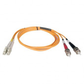 Tripp Lite 6M Duplex Multimode 62.5/125 Fiber Optic Patch Cable LC/ST 20'' 20ft 6 Meter - LC - ST - 19.69ft - Orange N318-06M