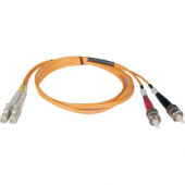 Tripp Lite 7M Duplex Multimode 62.5/125 Fiber Optic Patch Cable LC/ST 23&#39;&#39; 23ft 7 Meter - LC Male - ST Male - 22.97ft - Orange N318-07M