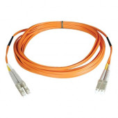Tripp Lite 1M Duplex Multimode 62.5/125 Fiber Optic Patch Cable LC/LC 3&#39;&#39; 3ft 1 Meter - LC - LC - 3.28ft - Orange N320-01M