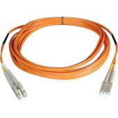Tripp Lite 21M Duplex Multimode 62.5/125 Fiber Optic Patch Cable LC/LC 69'' 69ft 21 Meter - LC Male - LC Male - 70ft - Orange N320-21M