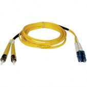 Tripp Lite 5M Duplex Singlemode 8.3/125 Fiber Optic Patch Cable LC/ST 16&#39;&#39; 16ft 5 Meter - LC Male - ST Male - 16.4ft - Yellow N368-05M