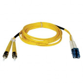 Tripp Lite 20M Duplex Singlemode 8.3/125 Fiber Optic Patch Cable LC/ST 65'' 65ft 20 Meter - 65.60 ft Fiber Optic Network Cable for Network Device - First End: 2 x LC Male Network - Second End: 2 x ST Male Network - Patch Cable - Yellow N36