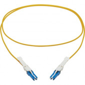 Tripp Lite N381C-01M 400Gb Duplex Singlemode 8.3/125 OS2 Fiber Optic Cable, Yellow, 1 m - 3.28 ft Fiber Optic Network Cable for Network Device, Transceiver, Patch Panel, Network Switch - First End: 2 x CS Male Network - Second End: 2 x CS Male Network - 4