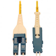 Tripp Lite N383L-05M 40/100/400G Singlemode 9/125 OS2 Fiber Cable, Yellow, 5 m (16.4 ft.) - 16.40 ft Fiber Optic Network Cable for Network Device, Transceiver, Patch Panel, Switch - First End: 2 x LC/UPC Network - Male - Second End: 2 x SN/UPC Network - M