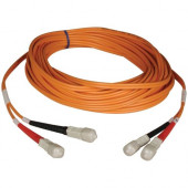 Tripp Lite 9M Duplex Multimode 50/125 Fiber Optic Patch Cable SC/SC 30&#39;&#39; 30ft 9 Meter - SC Male - SC Male - 29.53ft - Orange N506-09M