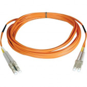 Tripp Lite 7M Duplex Multimode 50/125 Fiber Optic Patch Cable LC/LC 23&#39;&#39; 23ft 7 Meter - LC Male - LC Male - 22.97ft - Orange N520-07M