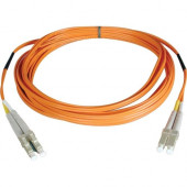 Tripp Lite 25M Duplex Multimode 50/125 Fiber Optic Patch Cable LC/LC 82&#39;&#39; 82ft 25 Meter - LC Male - LC Male - 82.02ft N520-25M