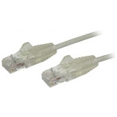 Startech.Com 1 ft CAT6 Cable - Slim CAT6 Patch Cord - Gray - Snagless RJ45 Connectors - Gigabit Ethernet Cable - 28 AWG - LSZH (N6PAT1GRS) - Slim CAT6 cable is 36% thinner than a standard CAT 6 network cable - Patch cable is tested to comply with Category