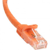 Startech.Com 75ft CAT6 Ethernet Cable - Orange Snagless Gigabit CAT 6 Wire - 100W PoE RJ45 UTP 650MHz Category 6 Network Patch Cord UL/TIA - 75ft Orange CAT6 Ethernet cable delivers Multi Gigabit 1/2.5/5Gbps & 10Gbps up to 160ft - 650MHz - Fluke teste