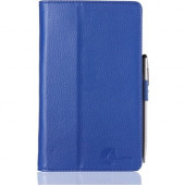 I-Blason Carrying Case (Book Fold) for 7" Tablet - Navy - Polyurethane Leather N7II-1F-NAVY
