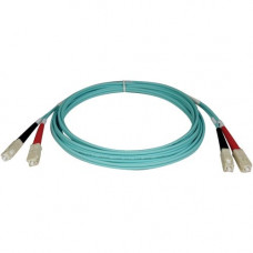 Tripp Lite 15M 10Gb Duplex Multimode 50/125 OM3 LSZH Fiber Optic Patch Cable SC/SC Aqua 50'' 50ft 15 Meter - 49.21ft - RoHS Compliance N806-15M