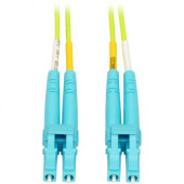 Tripp Lite Duplex Multimode Fiber Patch Cable OM5 LC LC 50/125 100Gb 1M - Fiber Optic for Network Device - 12.50 GB/s - Patch Cable - 3.28 ft - 2 x LC Male Network - 2 x LC Male Network - 50/125 &micro;m - Lime Green N820-01M-OM5