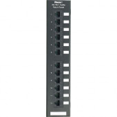 Panduit Flush Mount Category 6 Patch Panel - 12 Port(s) - 12 x RJ-45 - Black - Flush Mount - TAA Compliance NK6PPG12WY