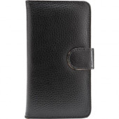 I-Blason Leather Carrying Case (Wallet) Smartphone, Credit Card, ID Card - Black - Scratch Resistant, Shock Absorbing, Abrasion Resistant - Genuine Leather - (TM) Logo NOTE3-LTH-BLACK