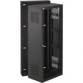 Chief Manufacturing Raxxess W1 Wall Mount Swivel Rack 28U, 28" Deep (26" Useable) - 28U Wide x 26" Deep Wall Mountable - Black Powder Coat - Steel - 300 lb x Maximum Weight Capacity - TAA Compliant - TAA Compliance NW1F2828