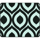 CENTON OTM Classic Prints Black Mouse Pad, Elm Frost Green - Elm Frost Green - Black - Rubber Base - Slip Resistant OP-MPV1BM-CLS-03