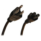 Tripp Lite 6ft Laptop / Notebook Power Cord Cable 5-15P to C5 10A 18AWG 6'' - 10A (NEMA 5-15P to IEC-320-C5) 6-ft. - RoHS Compliance P013-006
