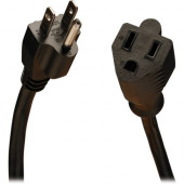 Tripp Lite 25ft Power Cord Extension Cable 5-15P to 5-15R 10A 18AWG 25'' - 10A, 18AWG (NEMA 5-15P to NEMA 5-15R) 25-ft." - RoHS Compliance P022-025