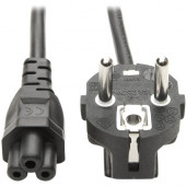 Tripp Lite 6ft 2-Prong Computer Power Cord European Cable C5 to SCHUKO CEE 7/7 Plug 2.5A 6'' - Cord (C5 to SCHUKO CEE 7/7) 6-ft. - RoHS, TAA Compliance P058-006