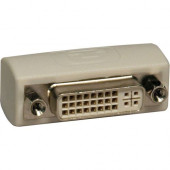 Tripp Lite DVI Coupler Gender Changer Adapter Connector Extender DVI-I F/F - 1 x DVI-I Female Video - 1 x DVI-I Female Video - Ivory - TAA Compliance P162