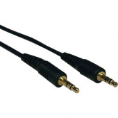 Tripp Lite 10ft Mini Stereo Audio Dubbing Cord 3.5mm Connectors M/M 10'' - (M/M) 10-ft. P312-010