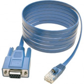 Tripp Lite 6ft Cisco Serial Console Port Rollover Cable RJ45 to DB9F 6&#39;&#39; - 6 ft DB-9/RJ-45 Data Transfer Cable for Network Device, PC, Notebook, Switch, Router - First End: 1 x RJ-45 Male Network - Second End: 1 x DB-9 Female Serial - Blue