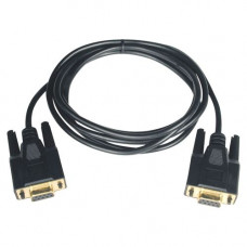Tripp Lite 10ft Null Modem Serial RS232 Cable Adapter DB9 F/F 10'' - 10 ft - 1 x DB-9 Female Serial - 1 x DB-9 Female Serial - Shielding - Black - RoHS, TAA Compliance P450-010
