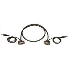 Tripp Lite 6ft VGA Coax Monitor Cable Low Profile with Audio and RGB High Resolution HD15 3.5mm M/M 6'' - (HD15 and 3.5mm M/M) 6-ft. - RoHS Compliance P504-006-SM