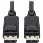Tripp Lite Safe-IT DisplayPort Cable Antibacterial Latching Connectors 6ft - 6 ft DisplayPort A/V Cable for Audio/Video Device, Blu-ray Player, Gaming Console, Notebook, Tablet, Monitor, Projector, Audio/Video Box, PC, Satellite TV, Receiver, ... - First 