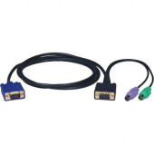 Tripp Lite 10ft PS/2 Cable Kit for B004-008 KVM Switch 3-in-1 Kit - 10ft P750-010
