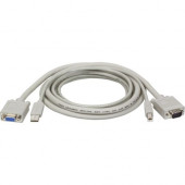 Tripp Lite 10ft KVM Switch USB Cable Kit for KVM Switch B006-VU4-R - 10ft - TAA Compliance P758-010