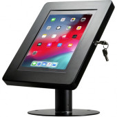 CTA Digital Hyperflex Security Kiosk Stand for Tablets (Black) - 8.7" Height x 8.3" Width x 11" Depth - Aluminum, Metal - Black PAD-HSKSB