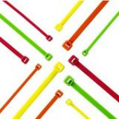 PANDUIT Pan-Ty Fluorescent Cable Tie - Fluorescent Orange - 1000 Pack - TAA Compliance PLT3S-M53