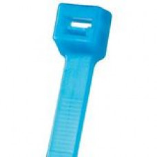 PANDUIT Pan-Ty TEFZEL Cable Tie - Aqua - 100 Pack - TAA Compliance PLT3S-C76